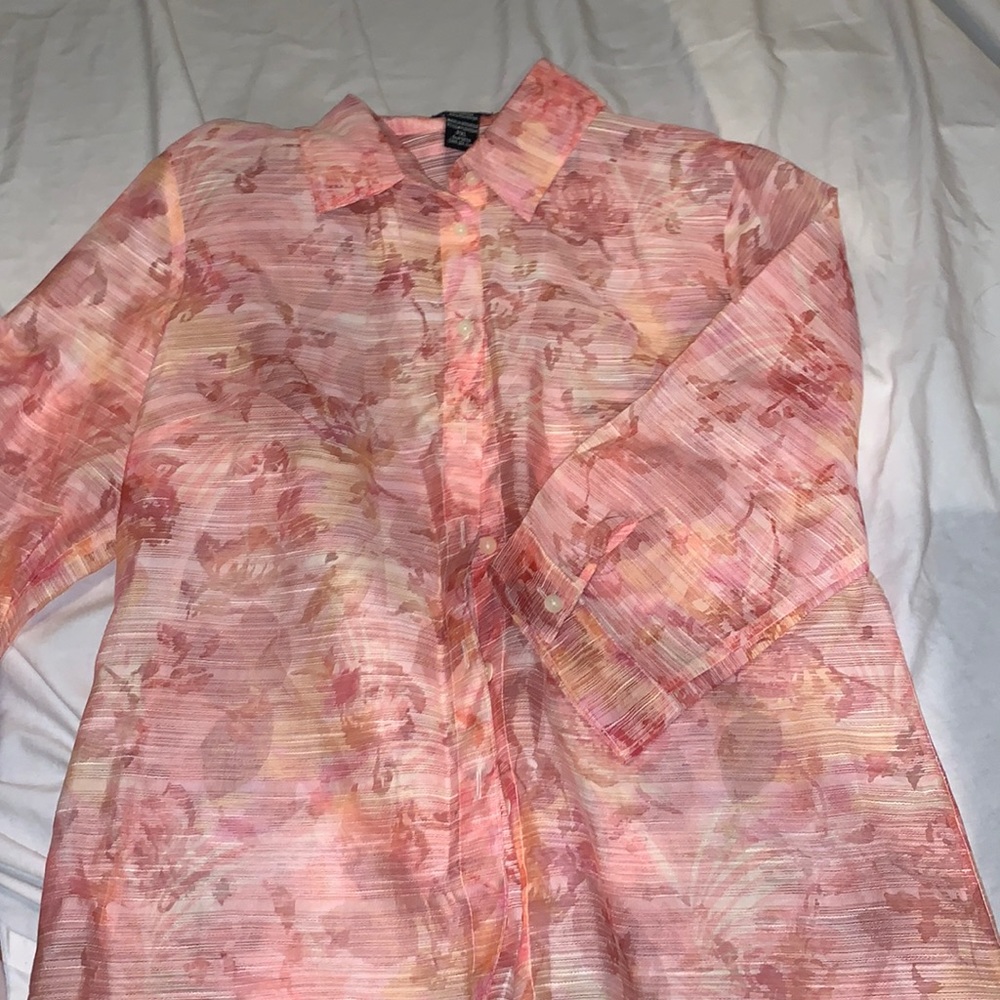 Floral flannel